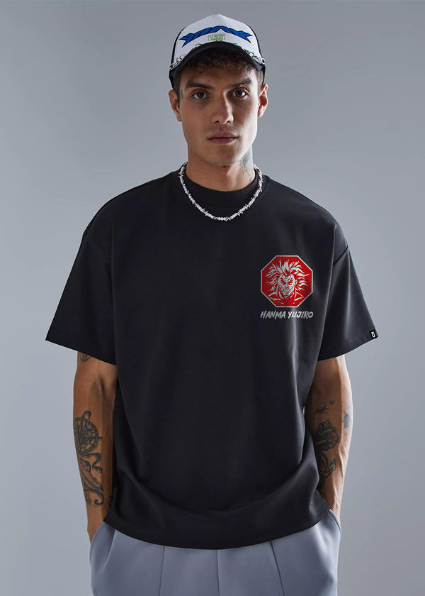 Hanma Yujiro Men Oversized Printed T-Shirt