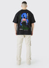 Zoro Men Oversized Printed T-Shirt