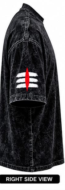 Shiv Shakti - Divine Love | 280 GSM French Terry Biwash Oversized T-Shirt