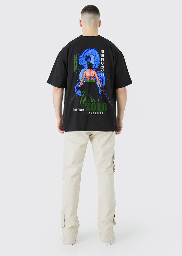 Zoro Men Oversized Printed T-Shirt