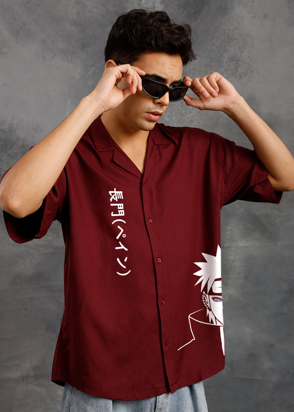 Pain Akatsuki Mens Fluidic Oversized Shirt