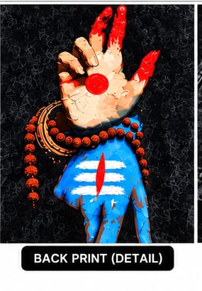Shiv Shakti - Divine Love | 280 GSM French Terry Biwash Oversized T-Shirt